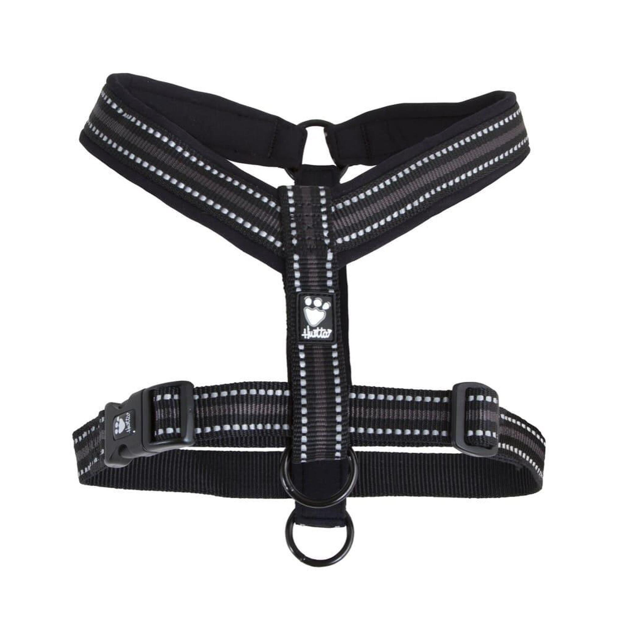 Hurtta - Harnais En Y Pour Grands Chiens Hurtta Rembourré En Néoprène Noir Taille 8 110 - Harnais Pour Chien - Noir -  8 À 10 Ans - Decathlon