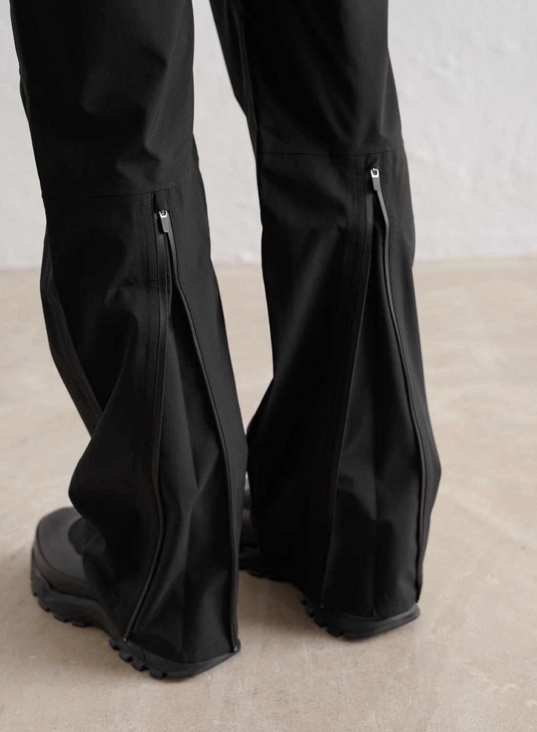 Femme Pantalon Imperméable Noir 2/7