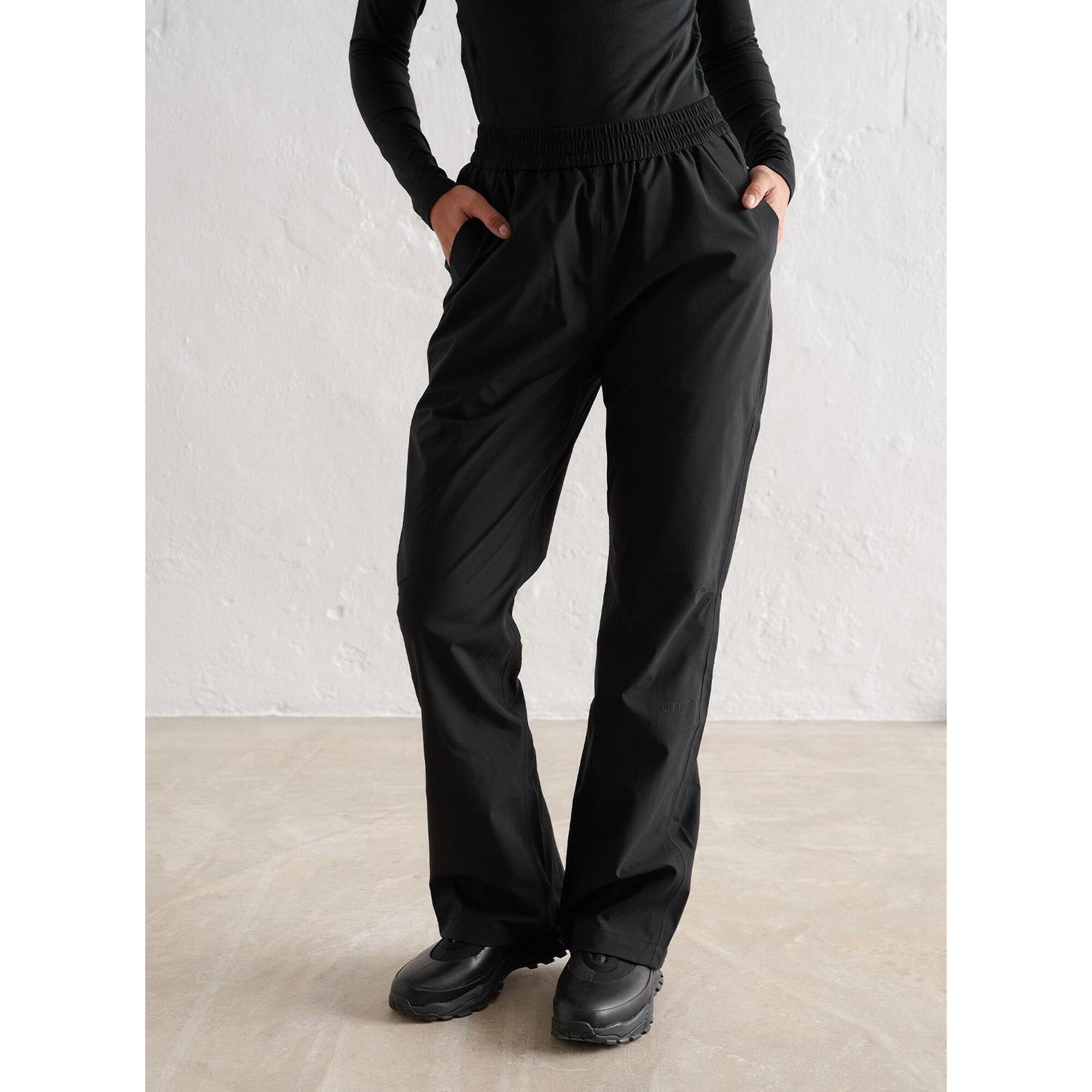 Aim'n - Femme Pantalon Imperméable Noir - Pantalons - Noir - Decathlon