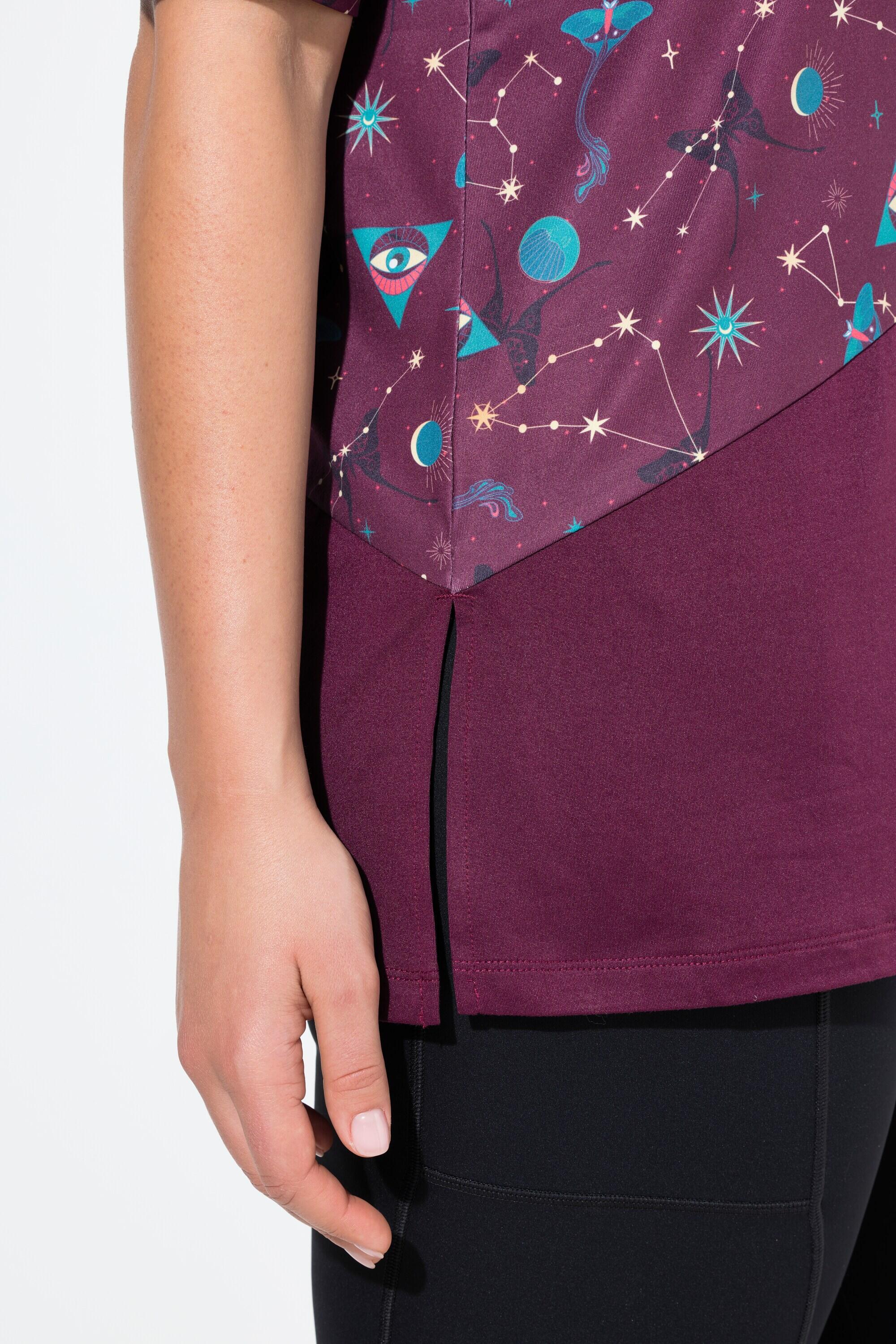 Femme T-shirt technique à col rond et manches courtes. Matière recyclée 4/7