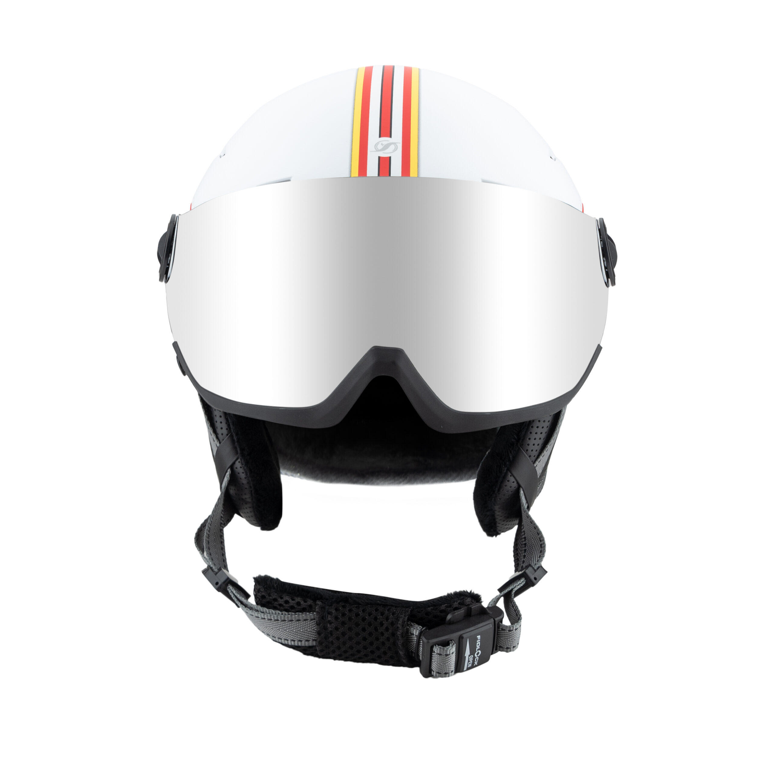 Casco de esquí y snow con Visor Plata H-Shock Combat Hysteresis 3/6