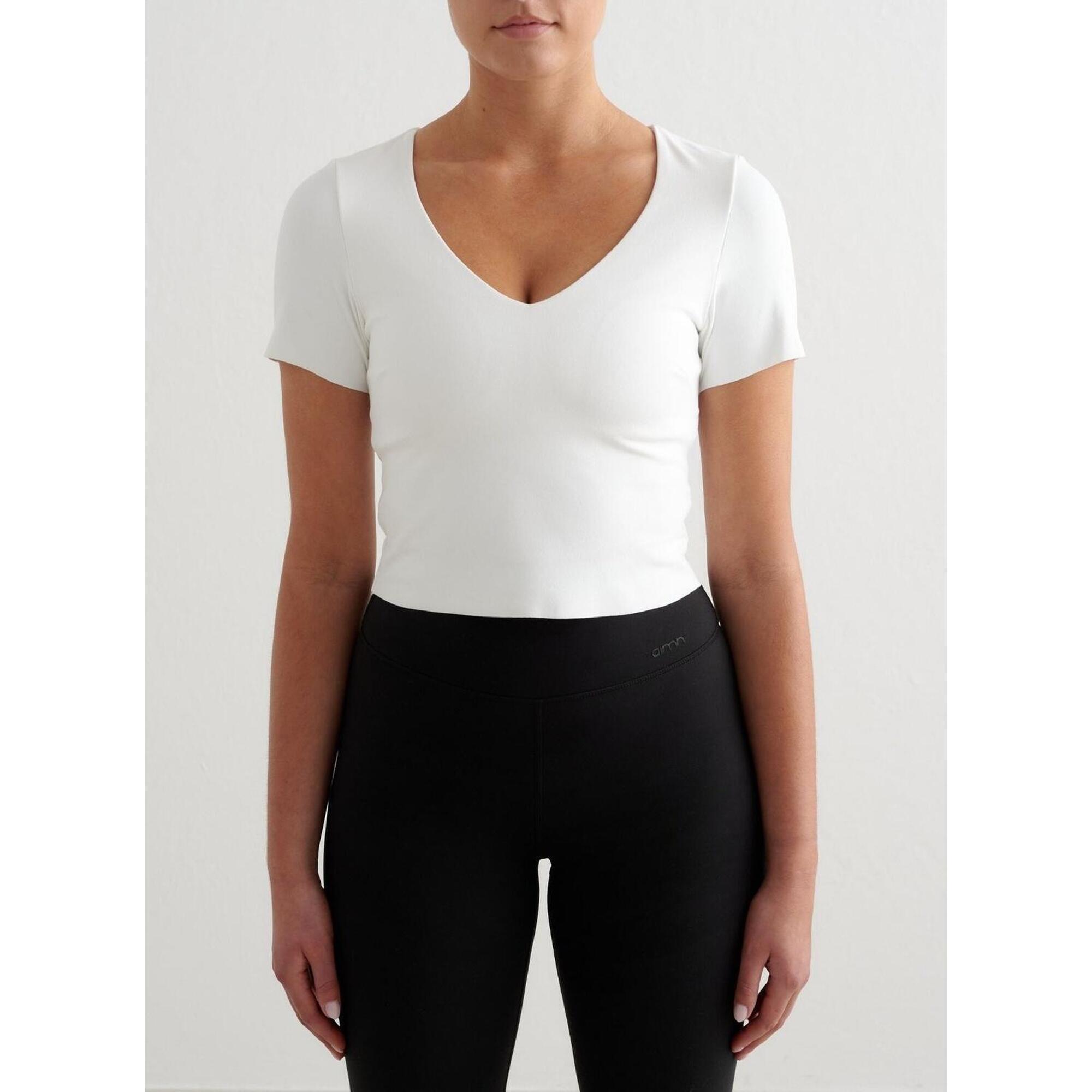 Aim'n - Femme Soutien-gorge De Sport Manches Courtes Bralette Blanc - Brassière - Blanc - 38 S - Decathlon