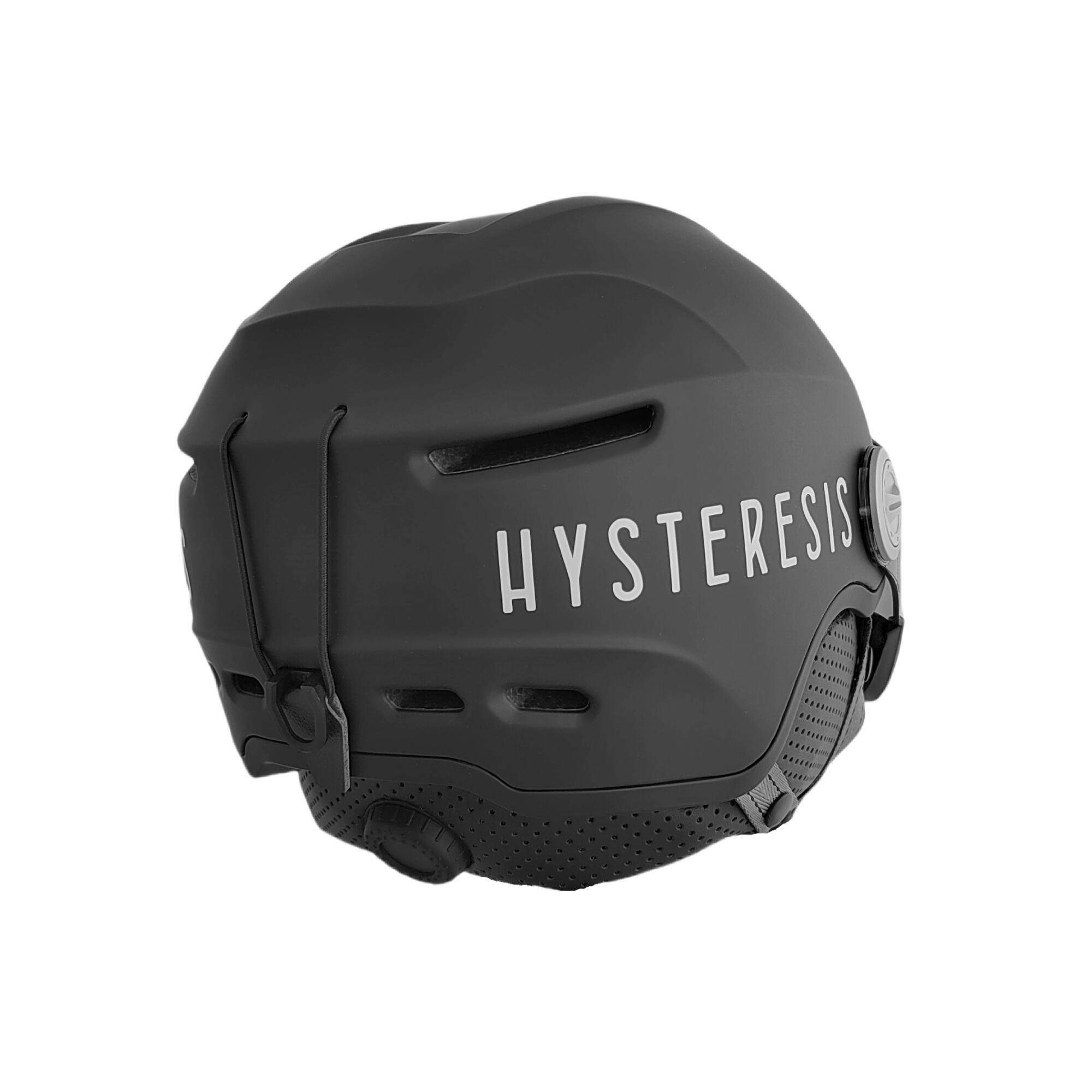 Casco de esquí y snow Negro con Visor Plata H-Shock Hysteresis 3/9
