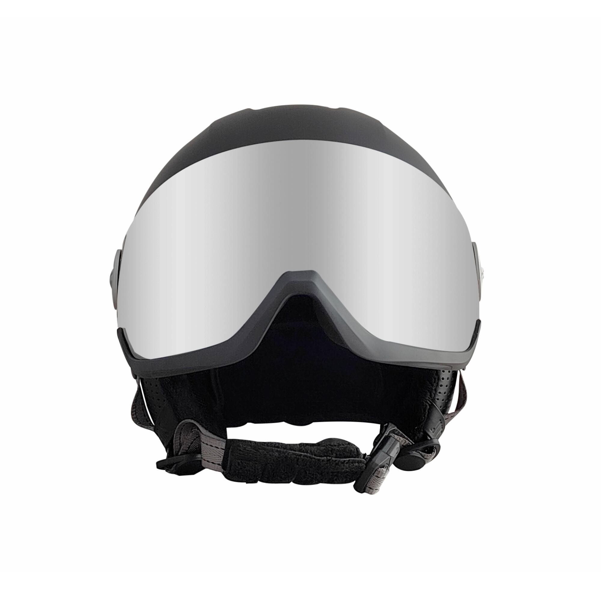 Casco de esquí y snow Negro con Visor Plata H-Shock Hysteresis 2/9