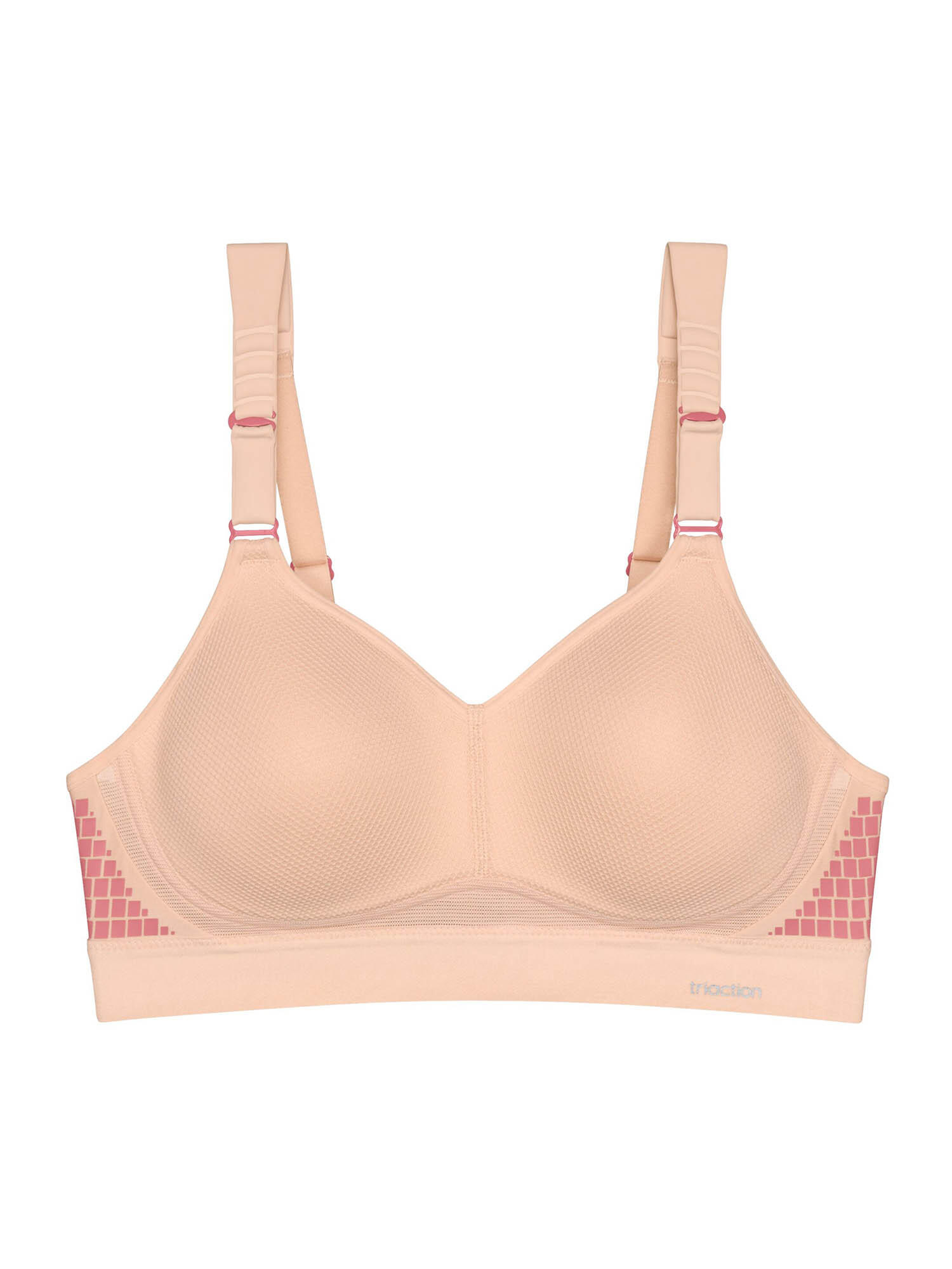 TRIACTION Sport-BH maximaler Halt Damen - Triaction Hybrid Lite hellbraun