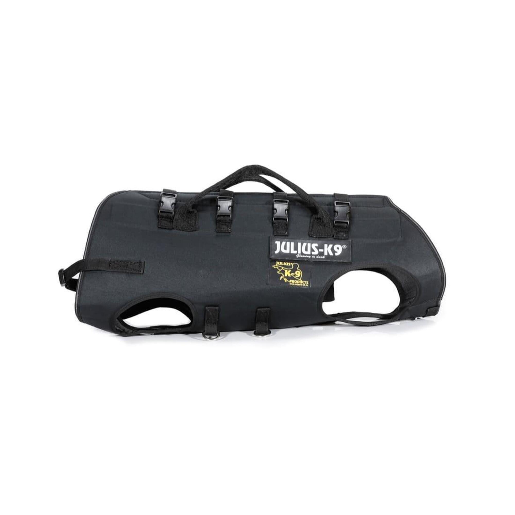 Julius-k9 - Harnais Hélitreuillage De Type Sac À Dos Pour Porter Chien Large - Harnais Pour Chien - Noir - 42 M/l - Decathlon