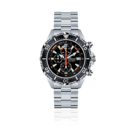 CHRIS BENZ DEPTHMETER CHRONOGRAPH 300M Taucheruhr