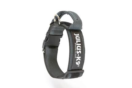 Color & Gray K9® Halsband mit Griff SMALL 40 mm schwarz