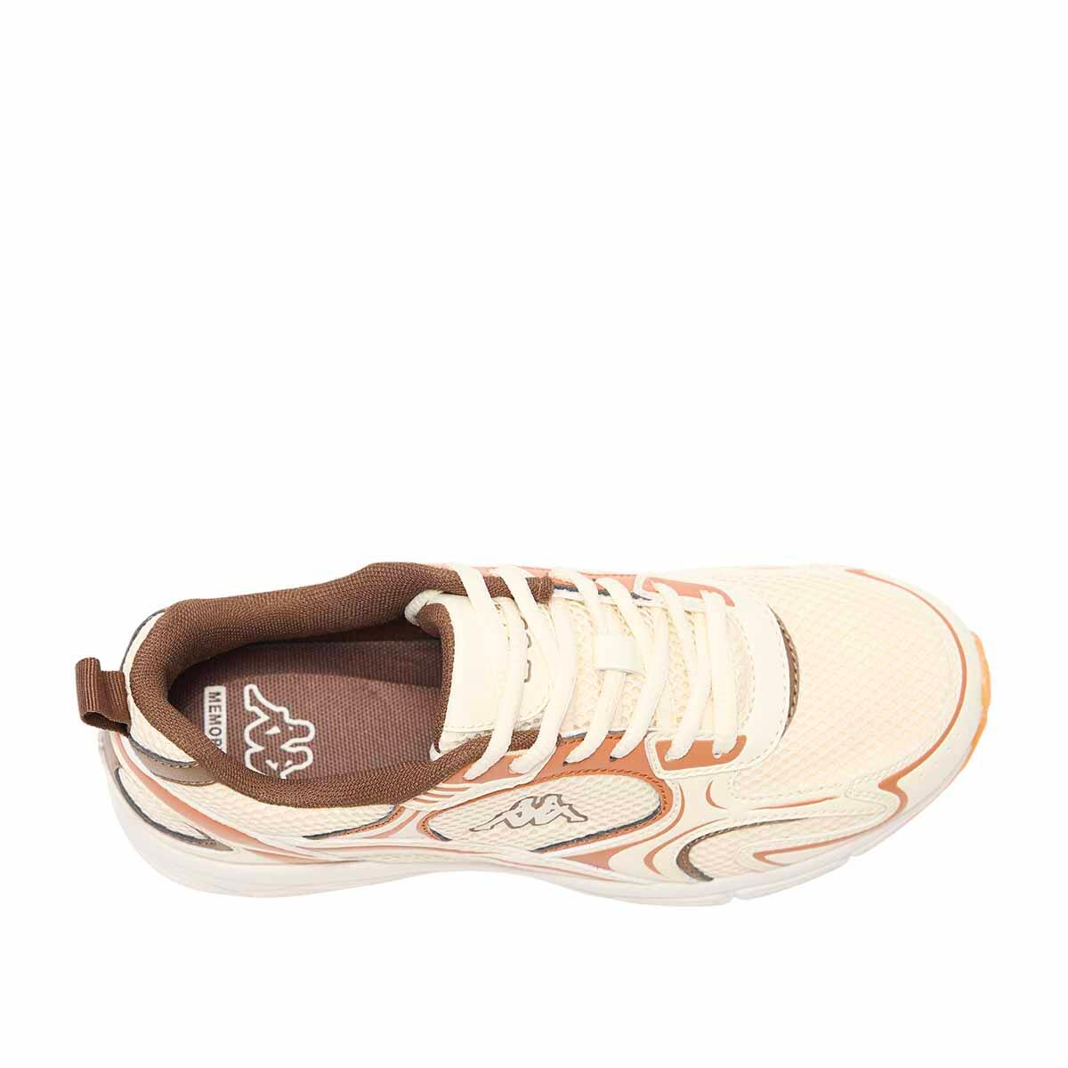 Baskets adulte Mygido blanc, marron 4/5