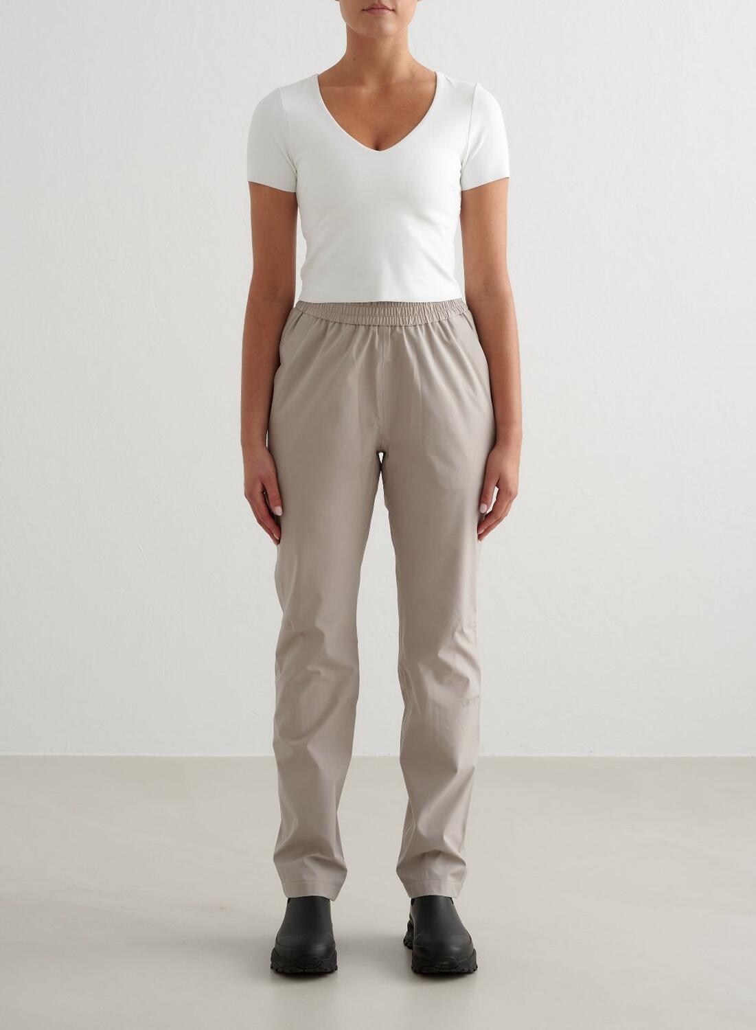 AIM'N Damen Wanderhose Wasserdicht Dunkelbeige