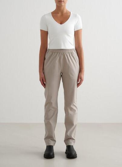 Donna Pantaloni da Trekking Impermeabili Beige Scuro