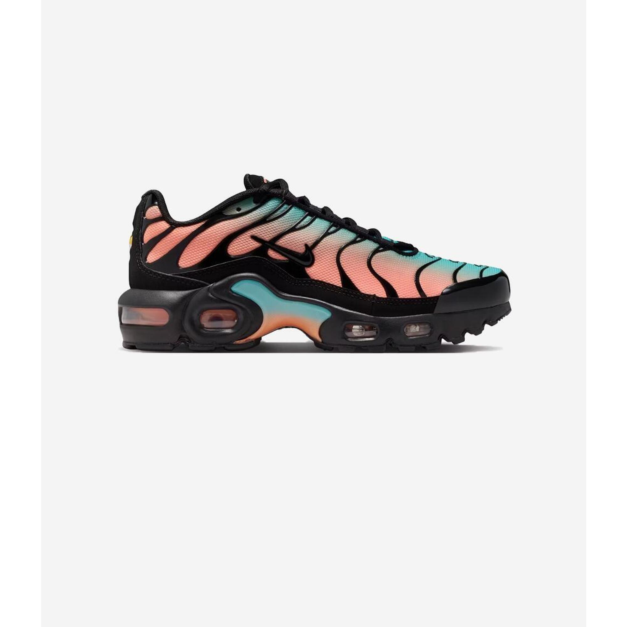Nike - Nike Air Max Plus Aurora Green Orange Pulse (gs) - Baskets - Noir - Decathlon