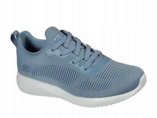 Buty damskie SKECHERS BOBS SQUAD niebieskie 32504-LTBL lekkie 37