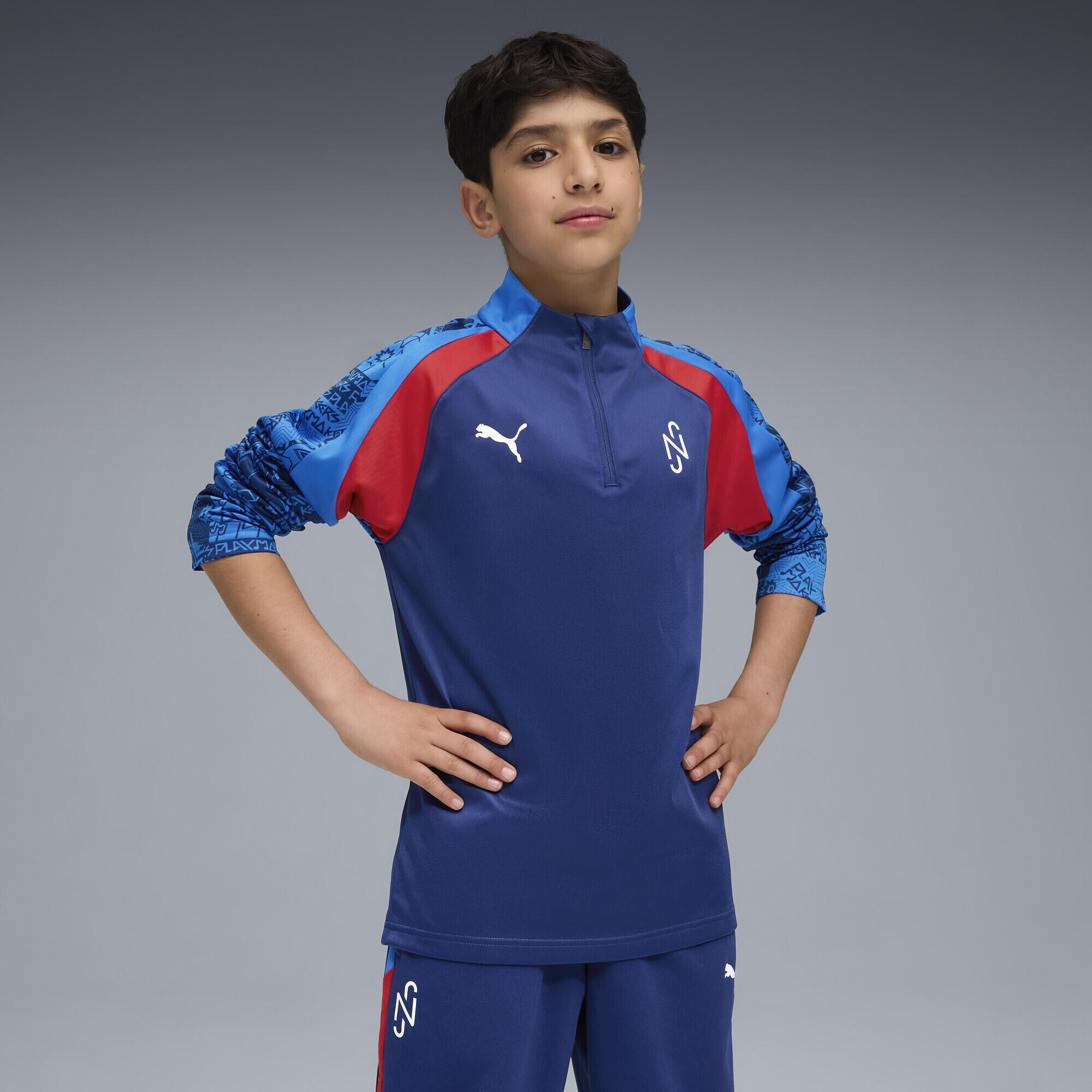 Haut de football à col zippé Neymar Jr Playmaker Enfant et Adolescent PUMA 2/6
