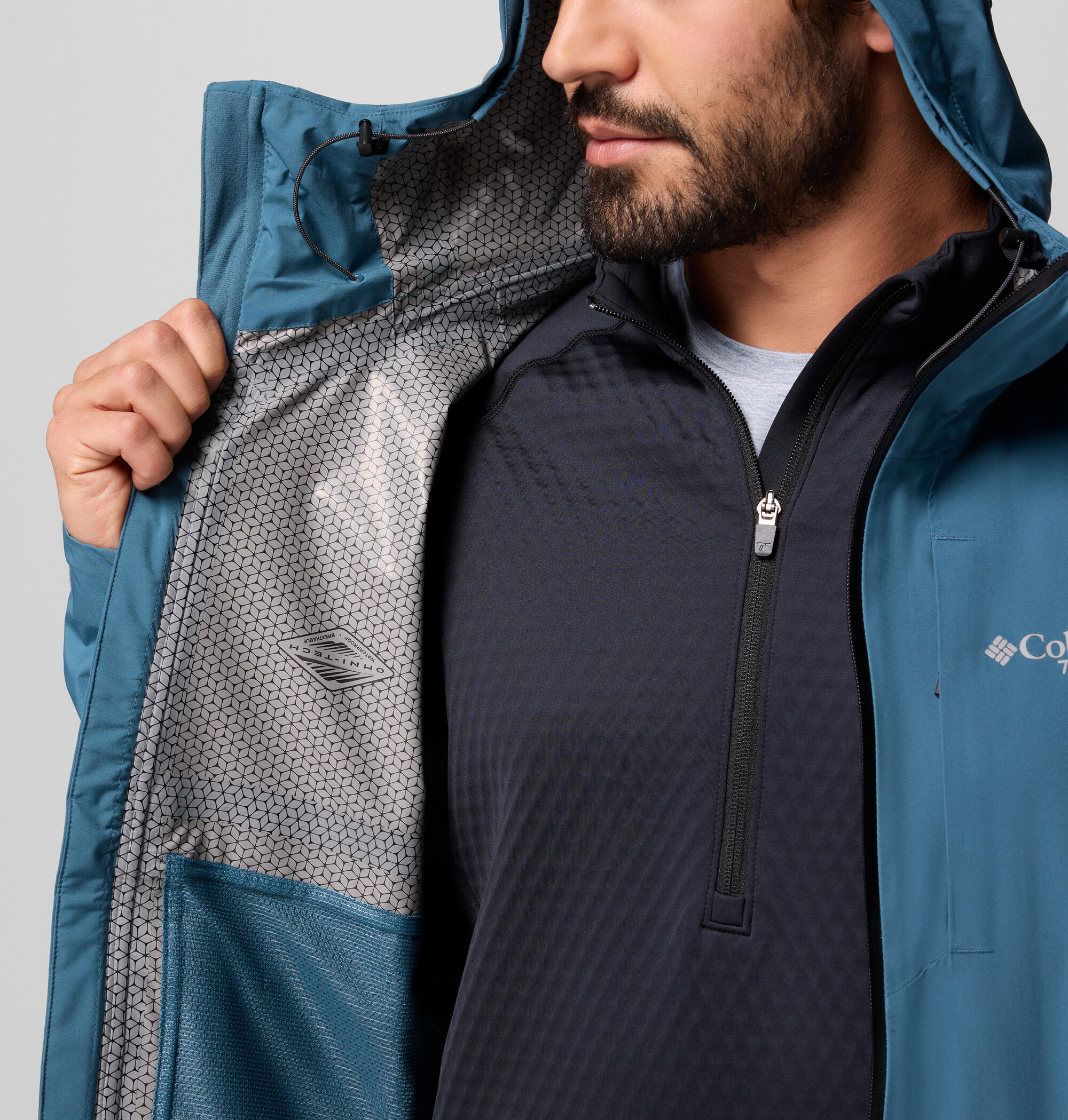 Columbia Veste de pluie technique Ampli-DryTM II Shell 5/7