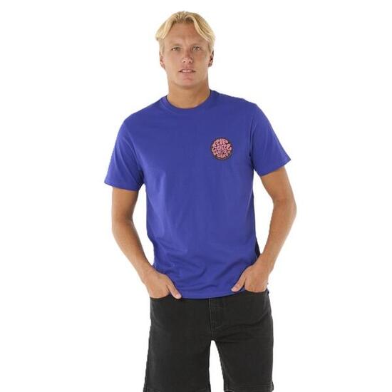 Rip Curl Wettie Passage Icon Tee - Wild Berry