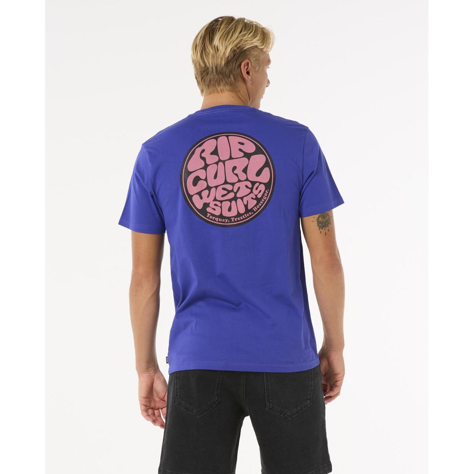 Rip Curl Wettie Passage Icon Tee - Wild Berry 3/7