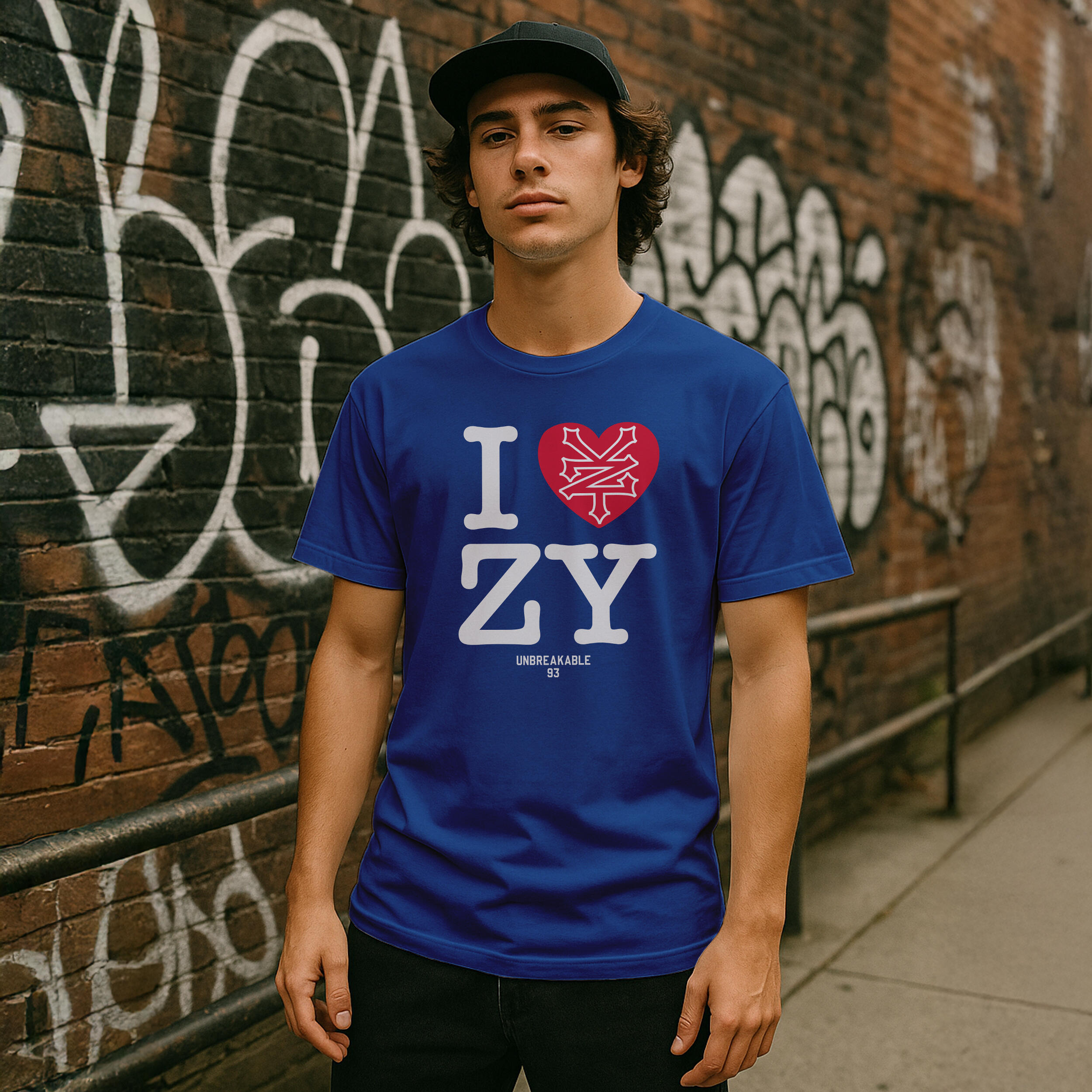 Zoo York I Love ZY T-Shirt - Royal Blue | Decathlon