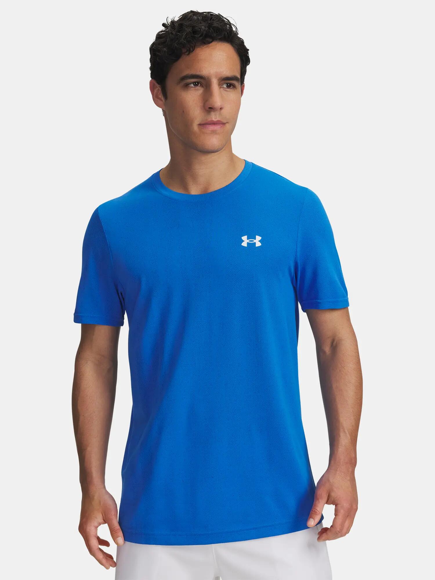 Férfi póló Under Armour Vanish Seamless Novelty SS-BLU 1/3