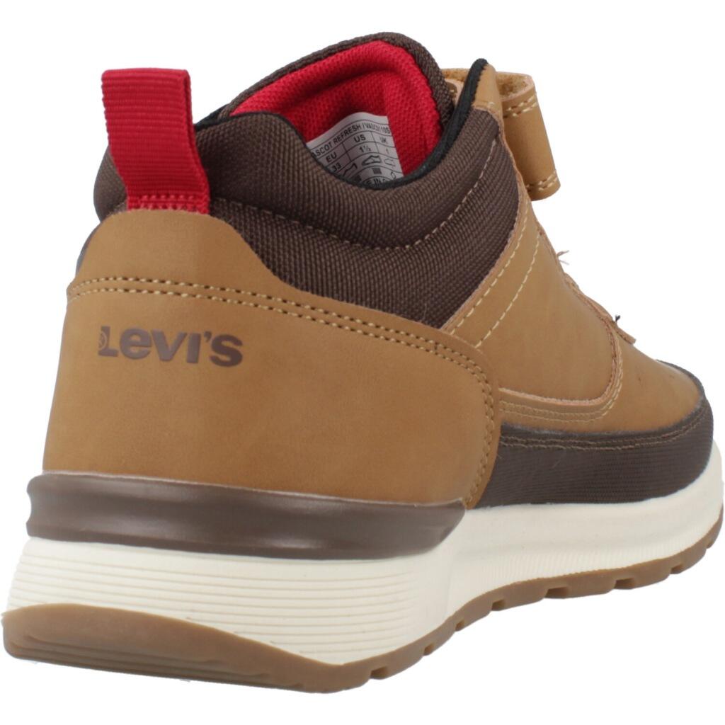 Baskets Levi's Modèle Ascot Refresh Couleur Marron 3/5