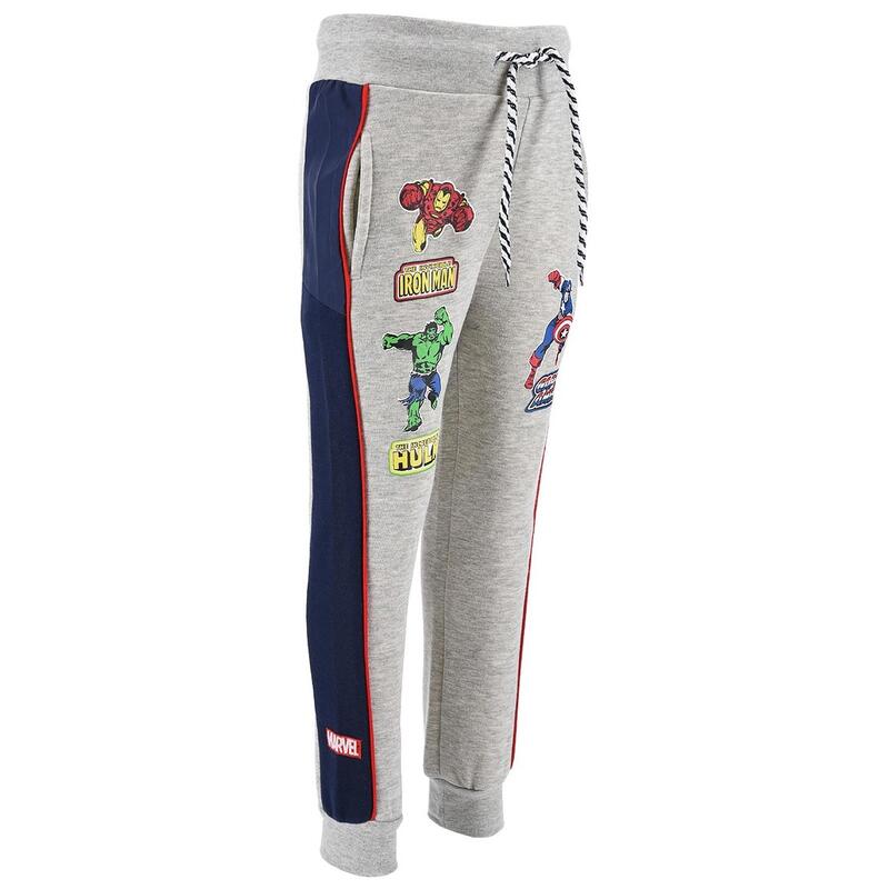 Pantaloni trening baieti, gri, Avengers, Marvel