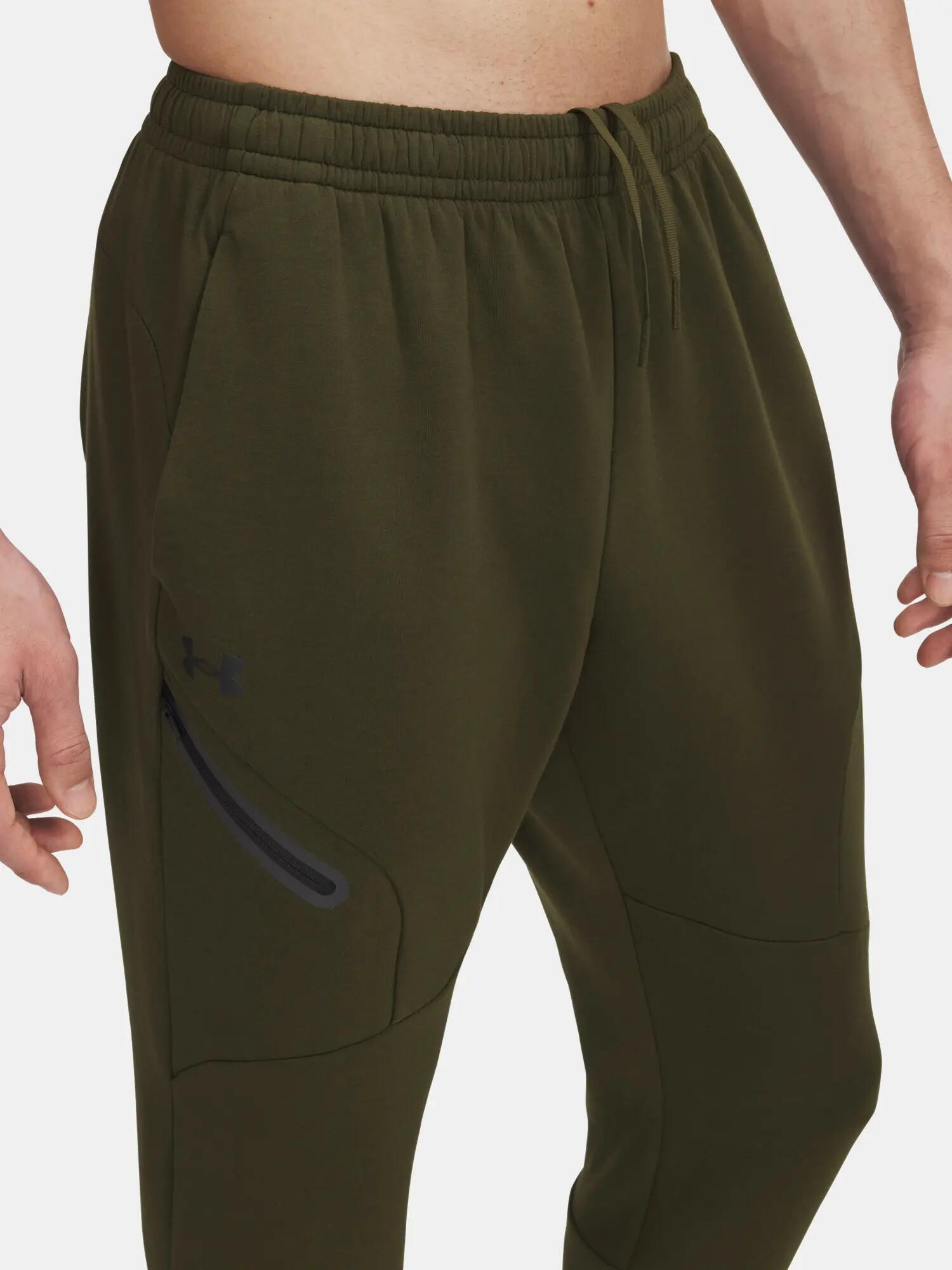 Férfi melegítőnadrág Under Armour UA Unstoppable Flc Jgr EU-GRN 3/4