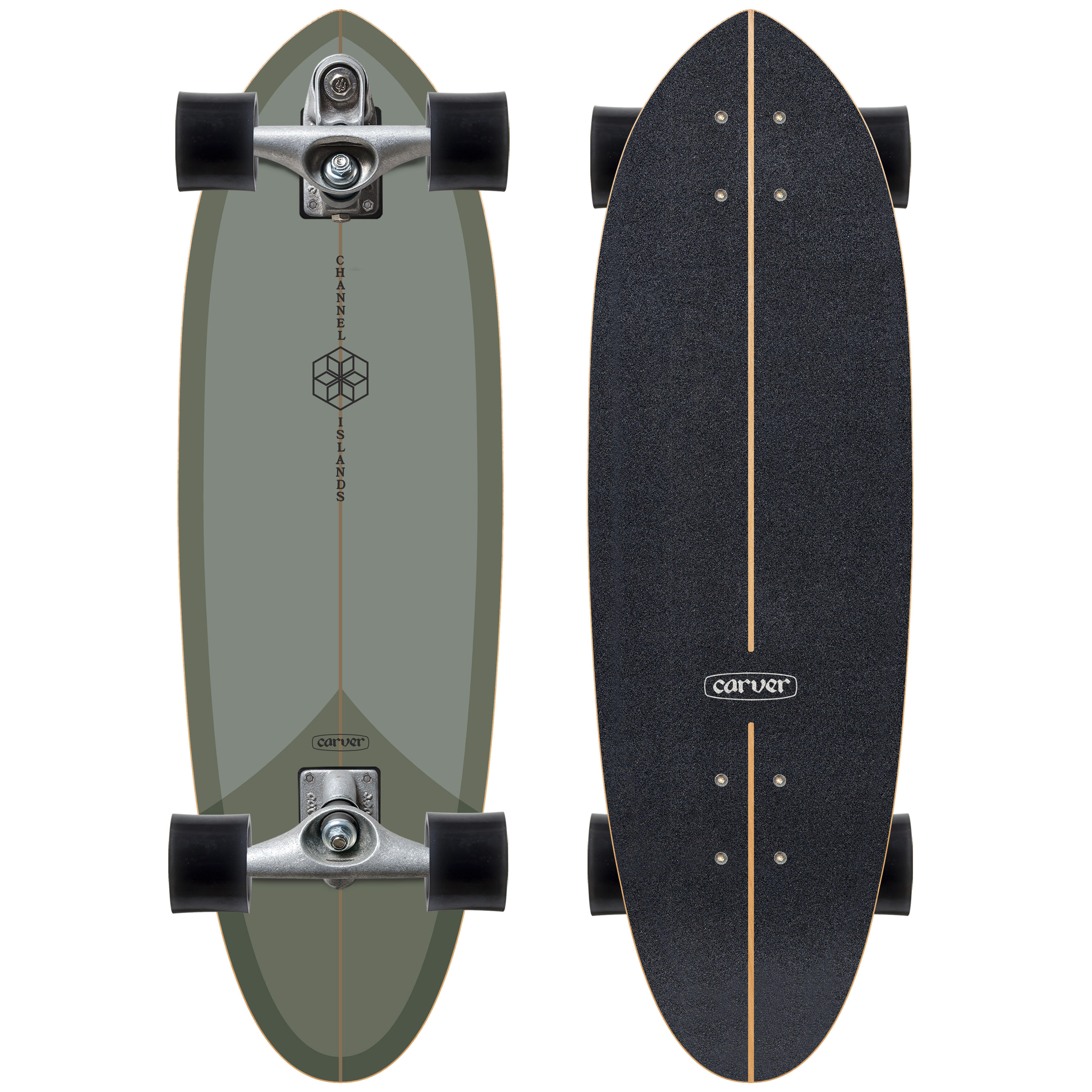 Carver - Planche Complete Ci Mid Sage C7 Carver - Surfskate - Multicolore - No Size - Decathlon