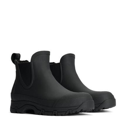 Wasserdichte Winter Chelsea-Boots Garpa Pile Schwarz