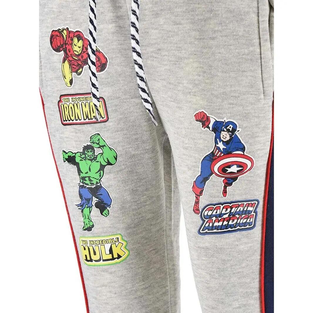 Pantaloni trening baieti, gri, Avengers, Marvel 4/4