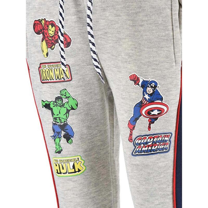 Pantaloni trening baieti, gri, Avengers, Marvel