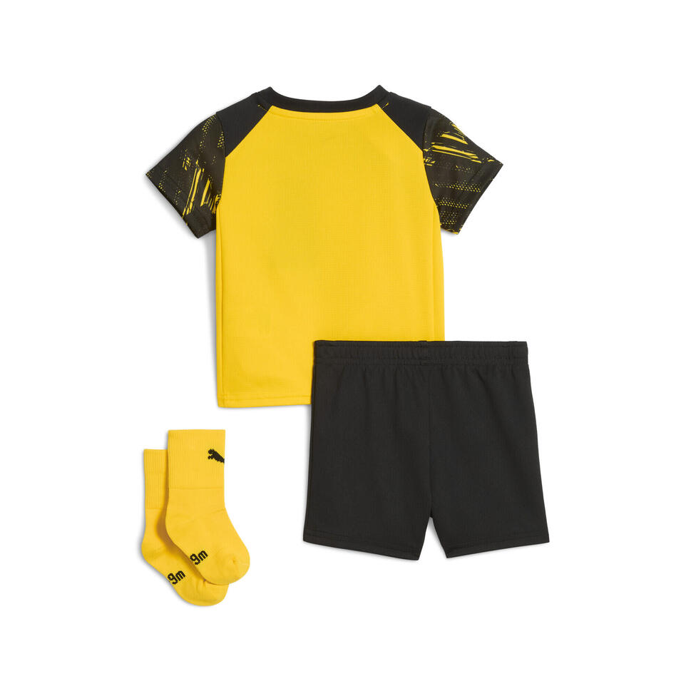 Strój Borussia Dortmund 25/26 dla małych dzieci PUMA Faster Yellow Black