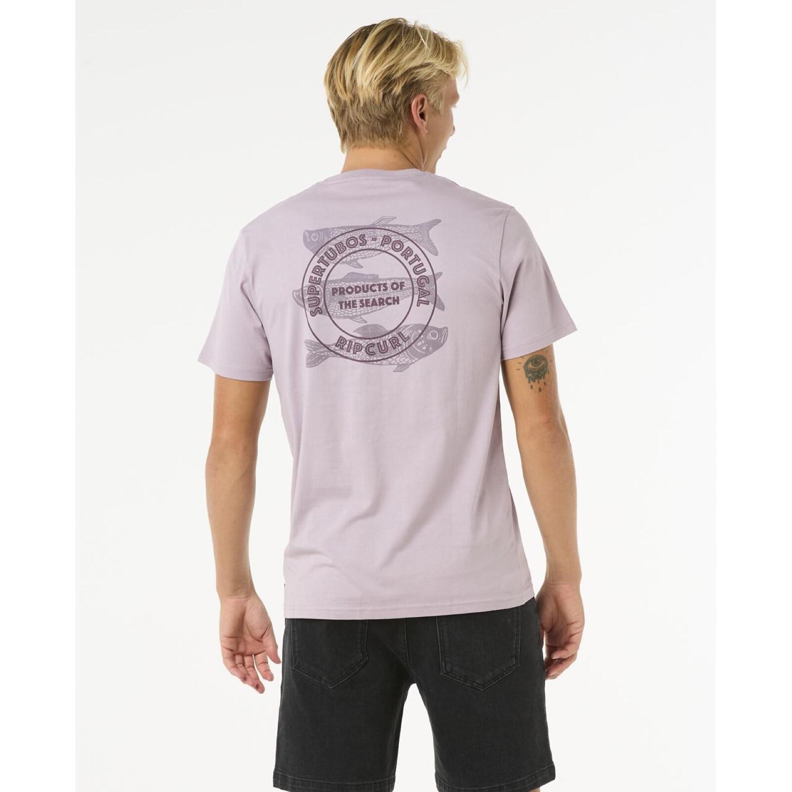 Męska koszulka RIP CURL Desti Animals Tee fioletowy 2/5