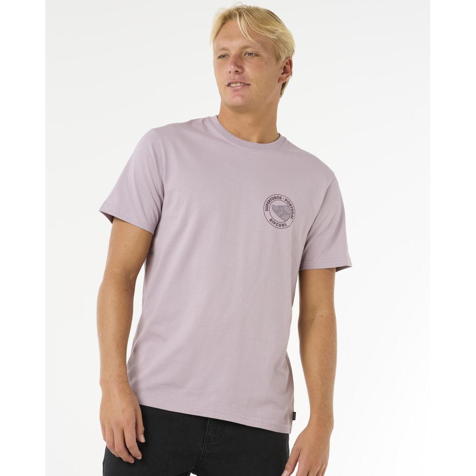 Męska koszulka RIP CURL Desti Animals Tee fioletowy 5/5