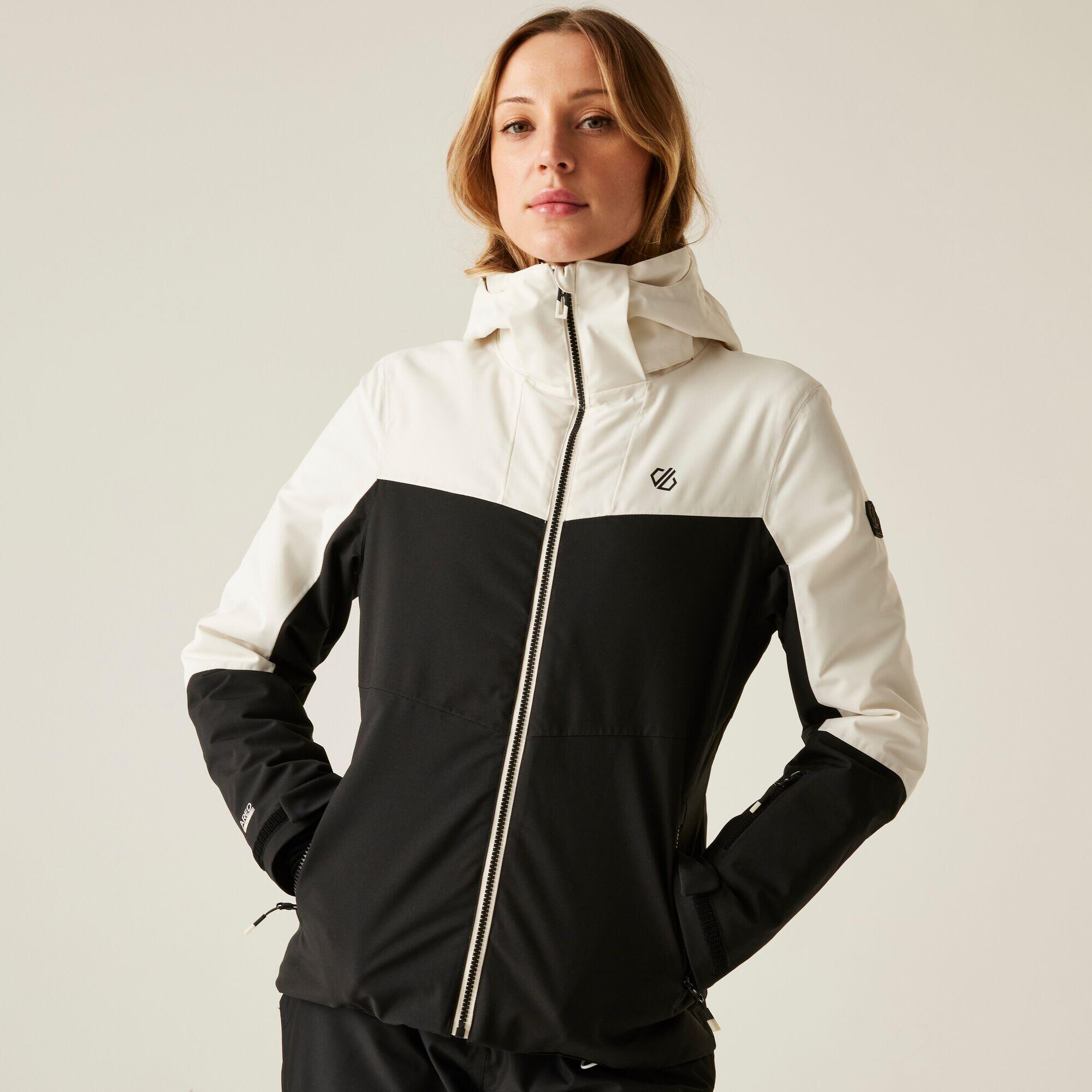 Dare 2b Striking Giacca Invernale Donna Impermeabile E Isolata | ARED 5000, Trapuntata Con Cappuccio In Finta Pelliccia E Cristalli Swarovski