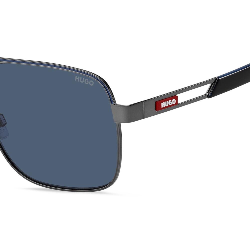 Gafas de Sol Hugo HG 1384/S V81 de Metal Hombre 57 mm 3/3