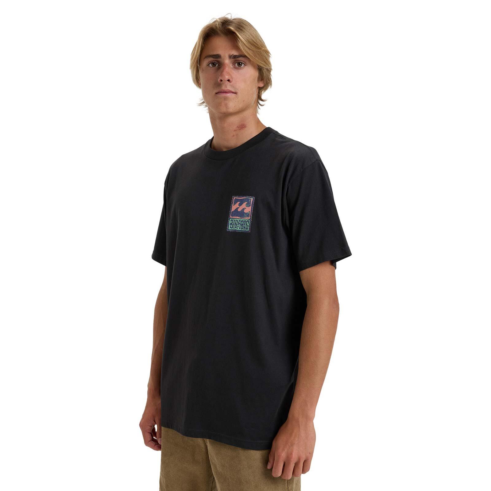 Billabong Stamp T-Shirt-Washed Black 2/3