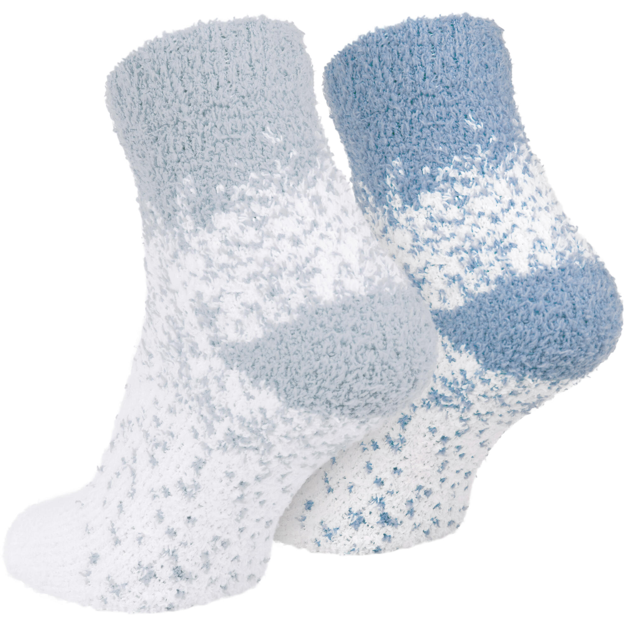 Damen Yoga Haussocken Kuschelsocken Bettsocken flauschig warm Komfortbund 4 Paar 5/6