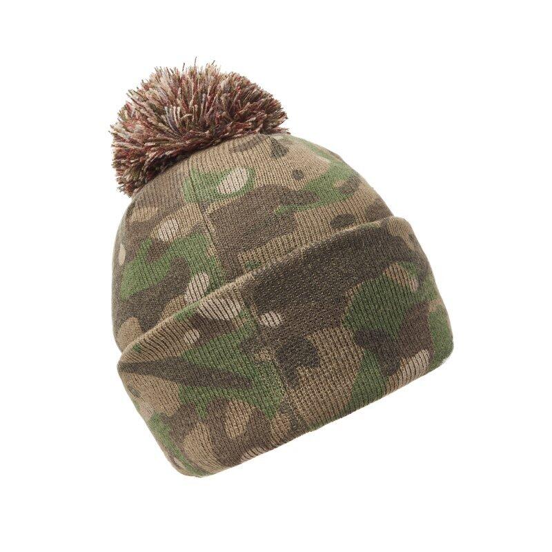 Bonnet à pompom camouflage Trakker 2/3