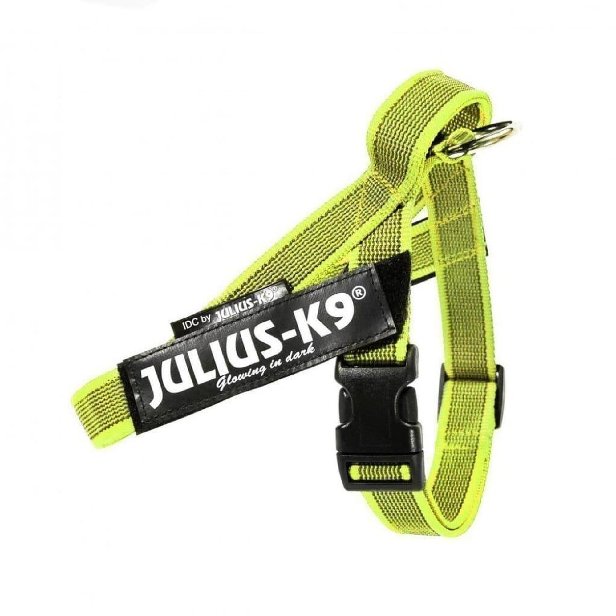 Julius-k9 - Harnais Idc®color&gray® Belt Color & Gray Xsmall - Mini-mini Jaune Fluo - Harnais Pour Chien - Jaune - 36 Xs - Decathlon