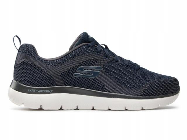 BUTY męskie SKECHERS BRISBANE granatowe 232057-NVY sportowe 45,5 3/7