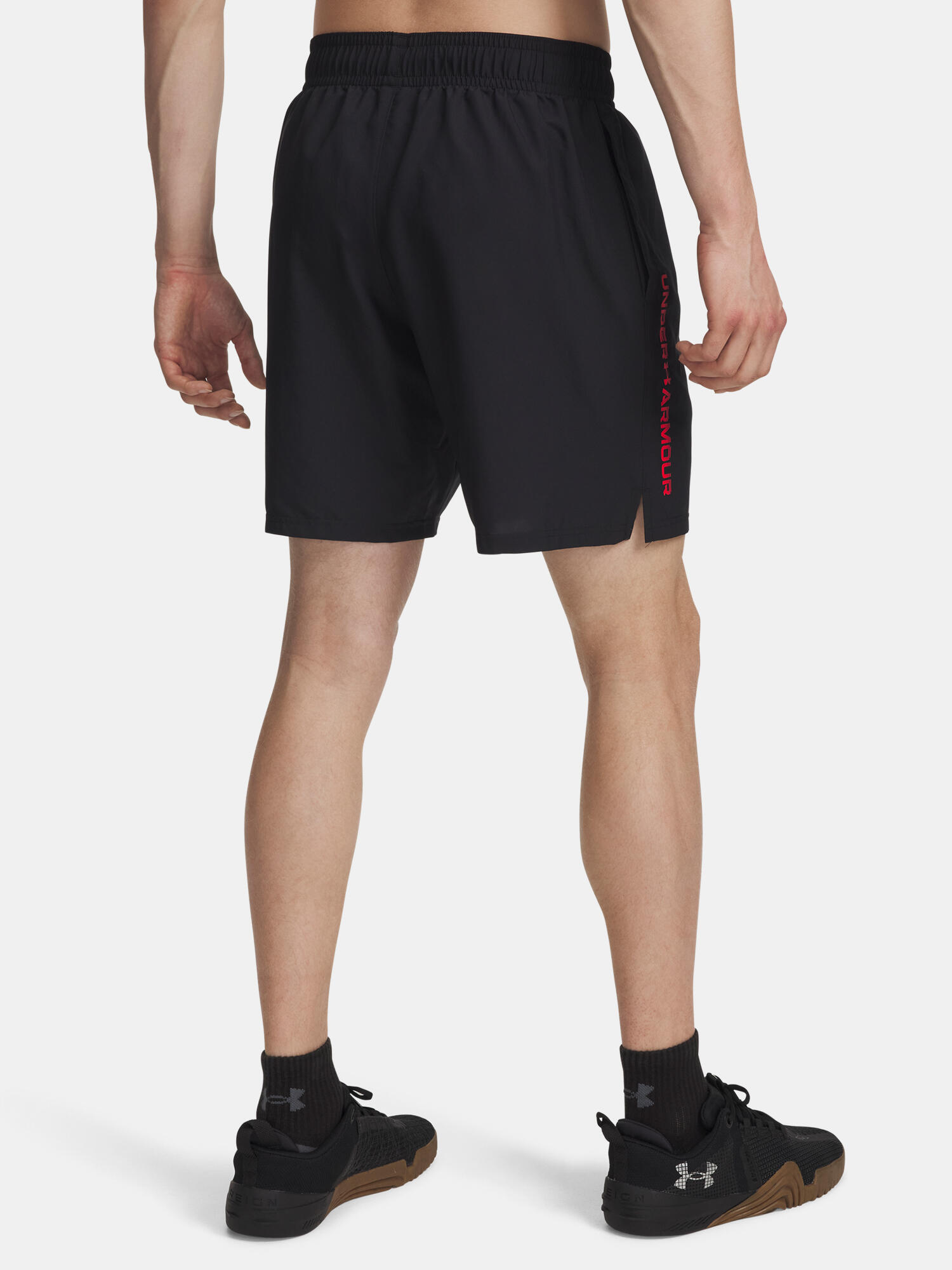Spodenki Męskie Under Armour Treningowe Szybkoschnące Tech Wordmark 2/4