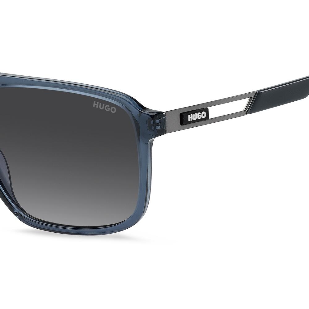 Occhiali da Sole Hugo HG 1383/S PJP in Acetato Uomo 58 mm 3/3