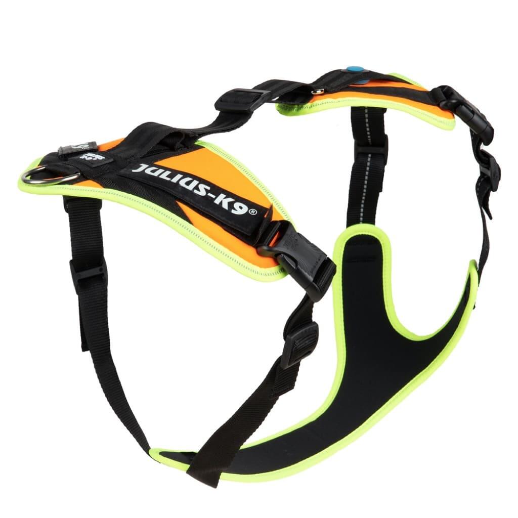 Julius-k9 - Harnais De Pistage Jk9 Mantrailing Orange Fluo Uv Large L-xl - Harnais Pour Chien - Orange - 42 M/l - Decathlon