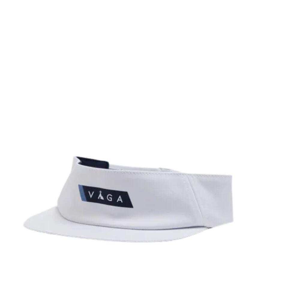 Visera Feather Racing Visor White/ Navy Blue running Unisex Azul Vaga 3/3