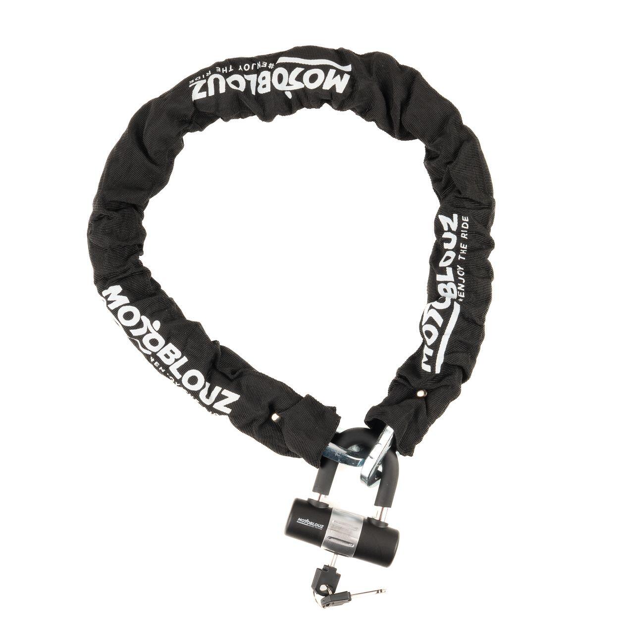 Motoblouz - Chaine 120cm Avec Mini U Diam 16  Noir Motoblouz - Antivol - Noir - No Size - Decathlon