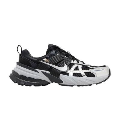 Nike v2k run black metallic silver (women's)