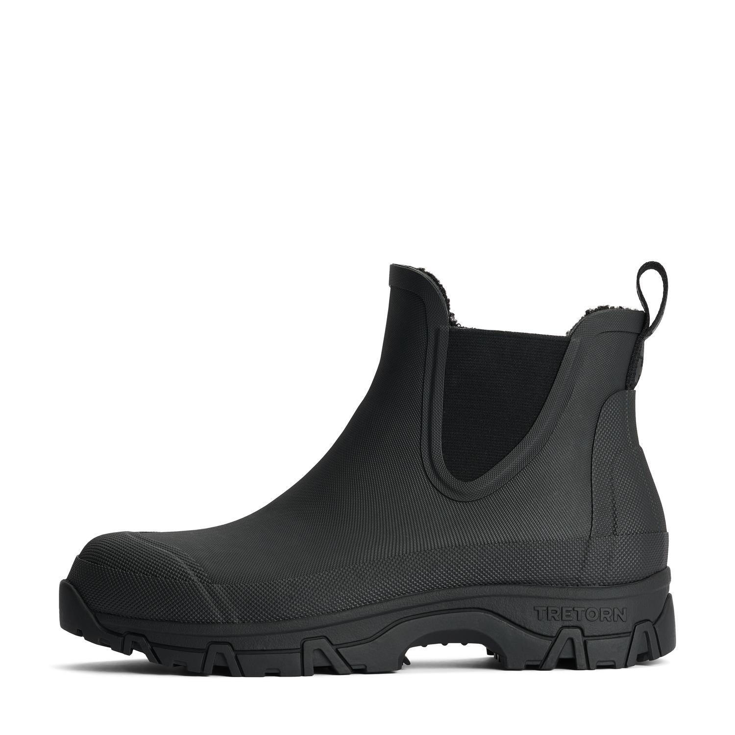 Bottines Chelsea d'Hiver Imperméables Garpa Pile Noir 5/7