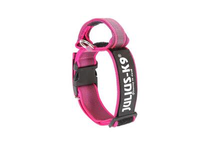 Color & Gray K9® Halsband mit Griff LARGE 50 mm blau
