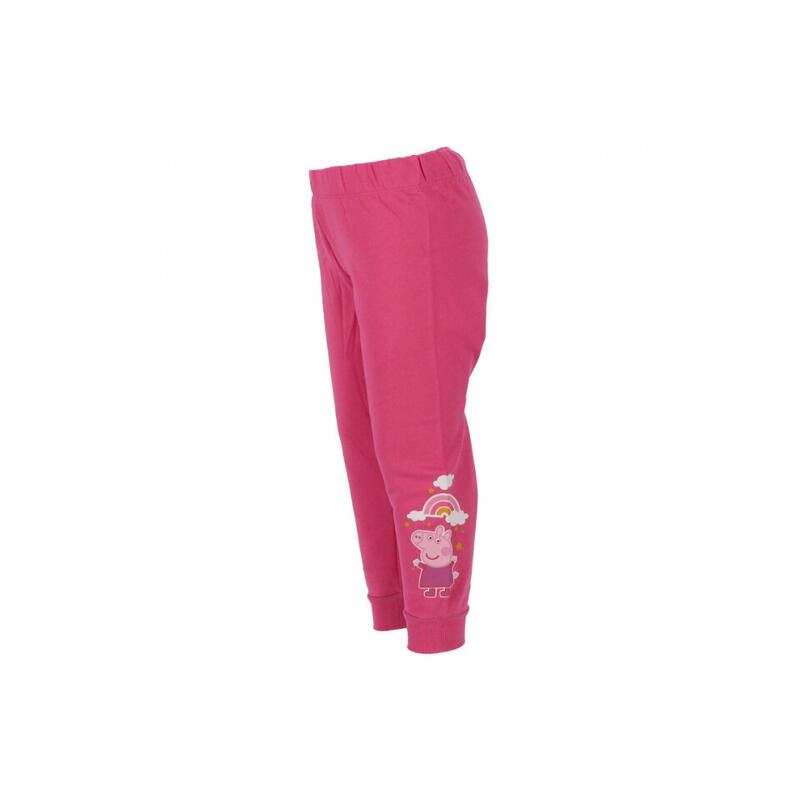 Pantaloni trening fete, roz, Peppa Pig