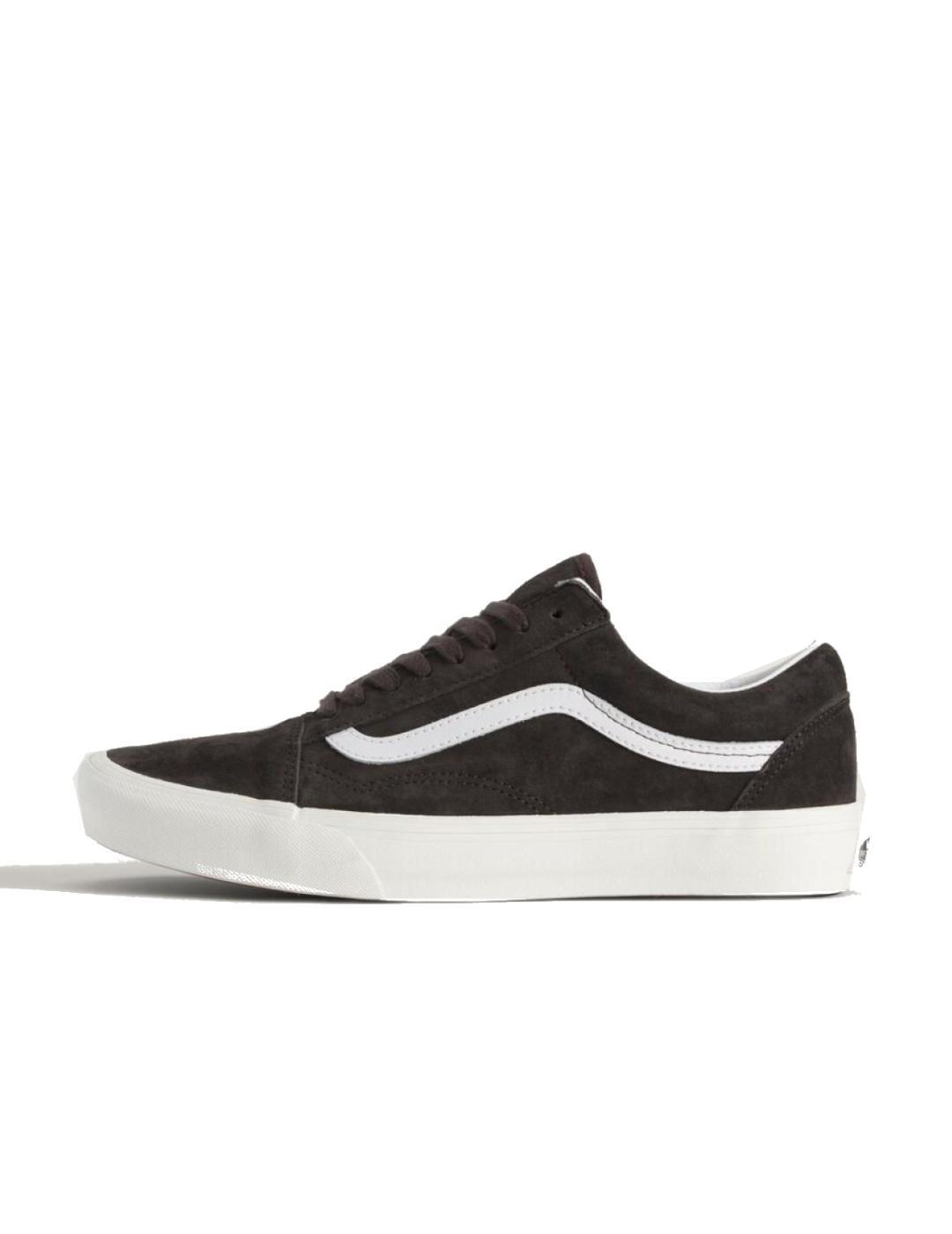 Chaussures pour homme Vans Old skool en nubuck noir 2/5